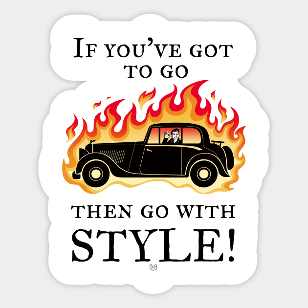 Go with style! Sticker by CherryTeddy